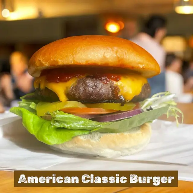 Burger special with fries