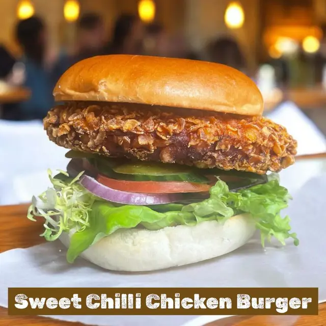 Burger special with fries