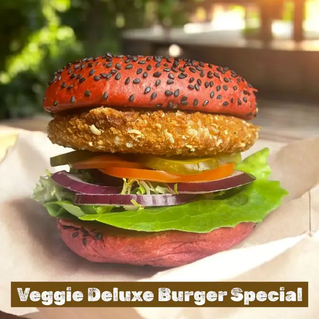 Burger special with fries